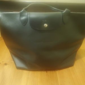 LE PLIAGE CITY Tote Bag (Large, Black Canvas)